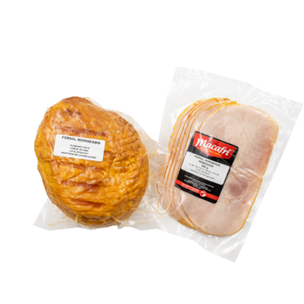 Pernil rebanado c/cuero 200 gr