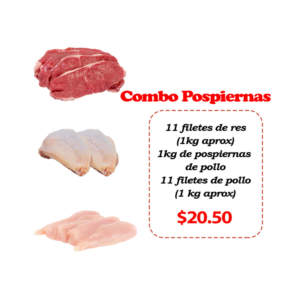 Combo Pospiernas de Pollo