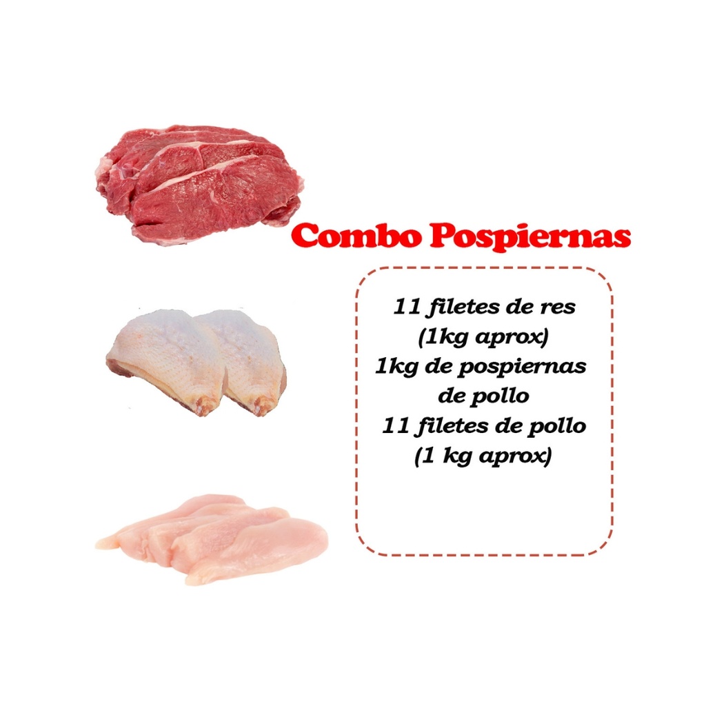 Combo Pospiernas de Pollo