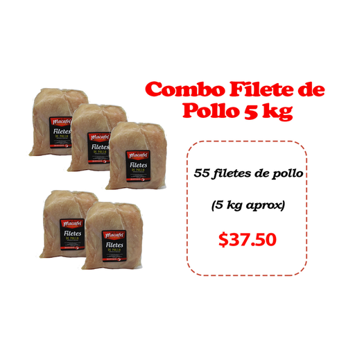 [78621155707025] Combo Filetes de Pollo 5 kg