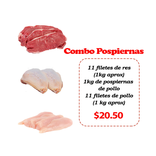 [78621155707059] Combo Pospiernas de Pollo